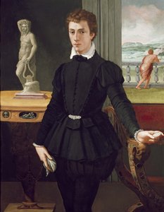 Nuoren miehen muotokuva, post 1560